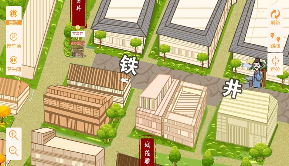 新城智慧景区：手绘地图与语音导览的完美融合